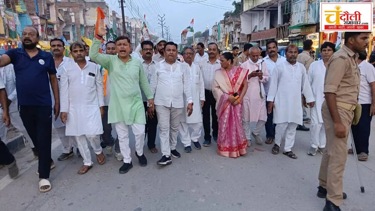chandauli-news-congress-victory-procession-neet-paper-leak-protest
