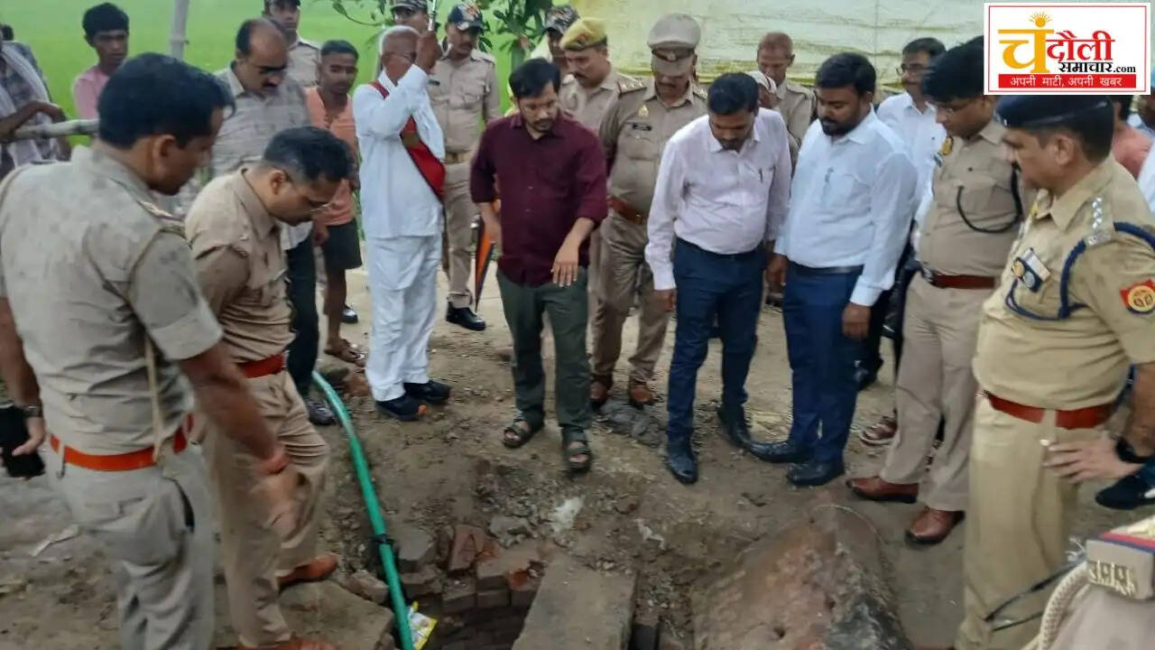 shahabganj-well-gas-tragedy-dm-sp-visit-news