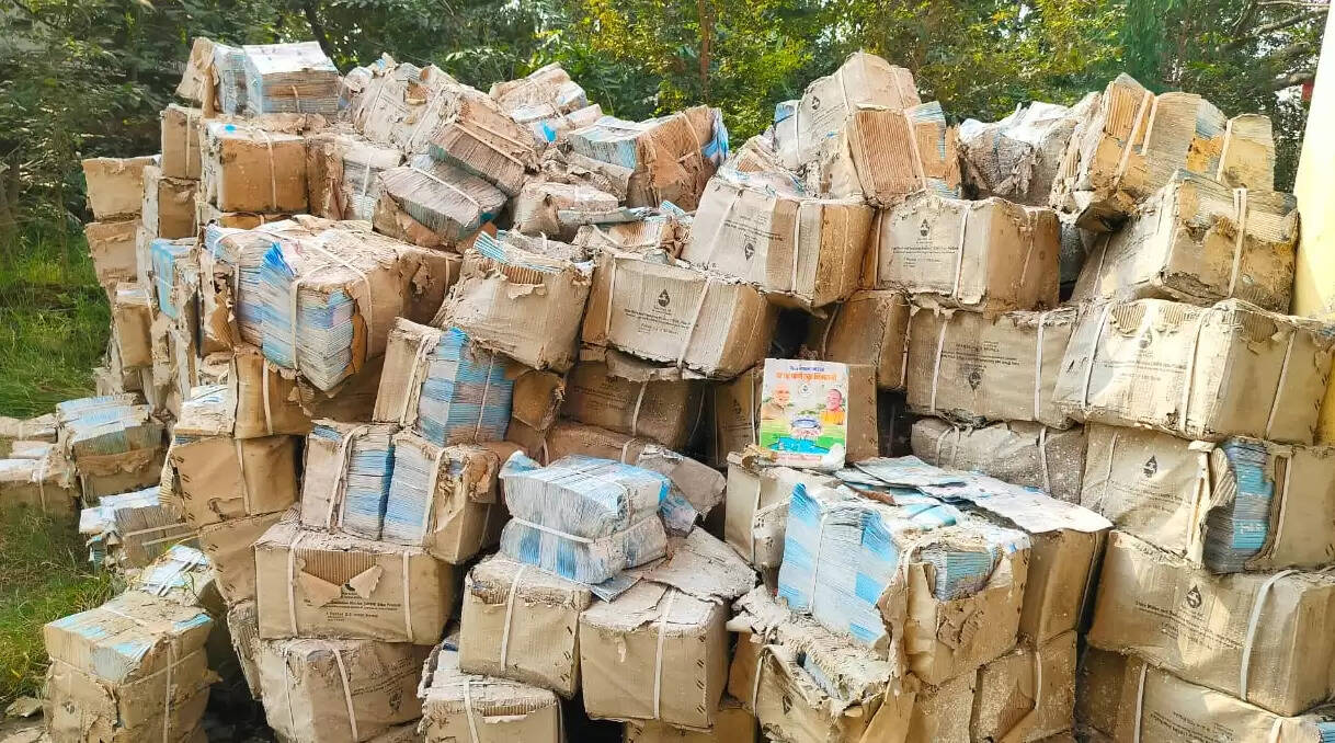 CM Yogi PM Modi Jal Jeevan Mission booklets thrown in garbage