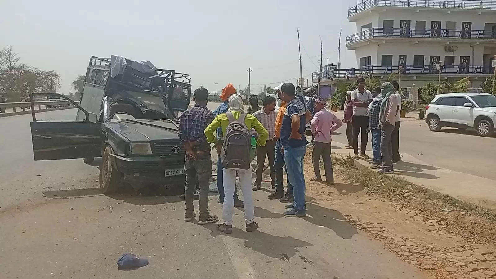 Pickup Truck Accident NH2