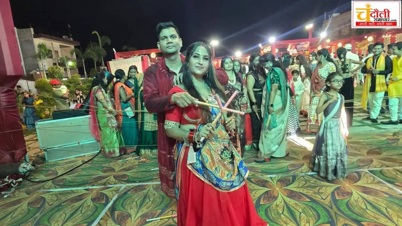 chakia-dandiya-mahotsav-garba-women-mla-kailash-acharya-news