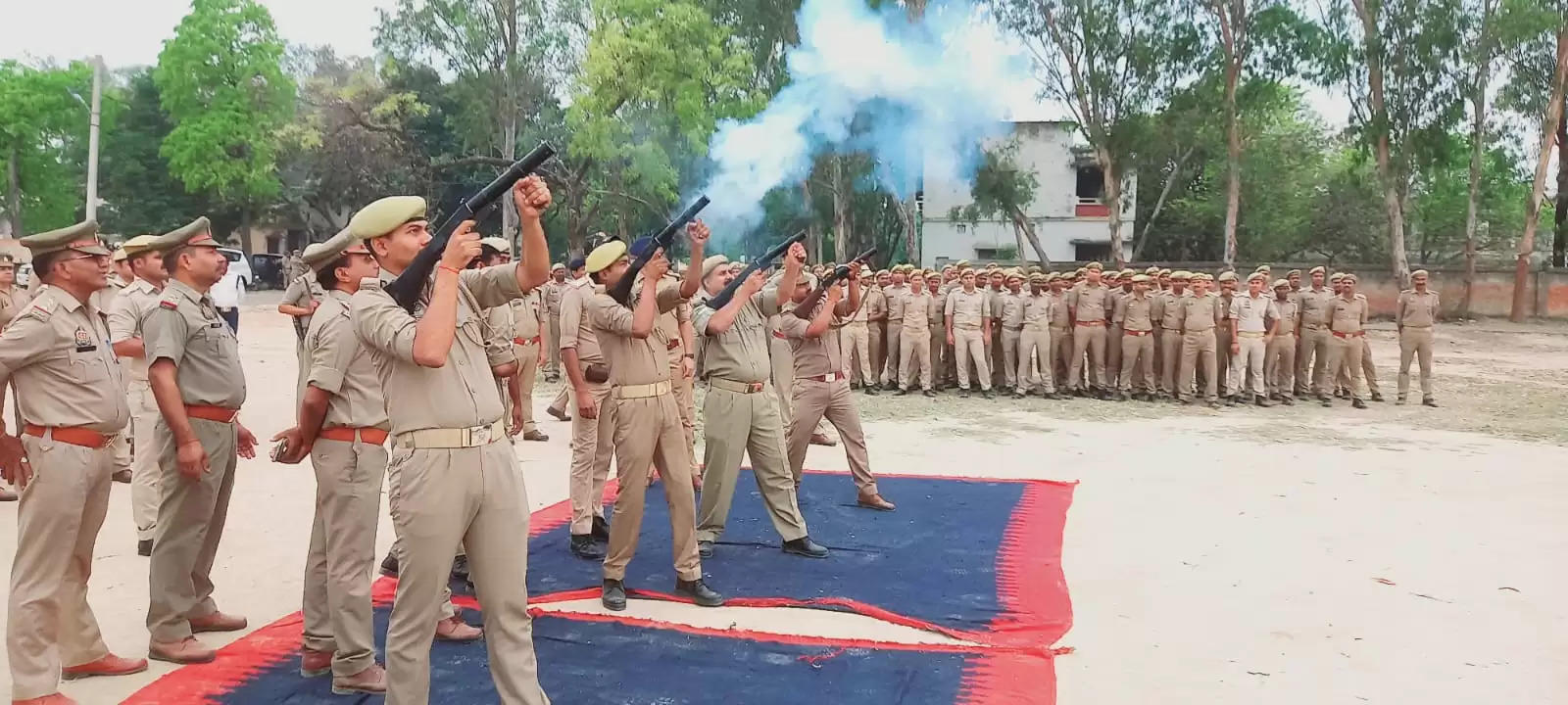 Chandauli Police mock drill