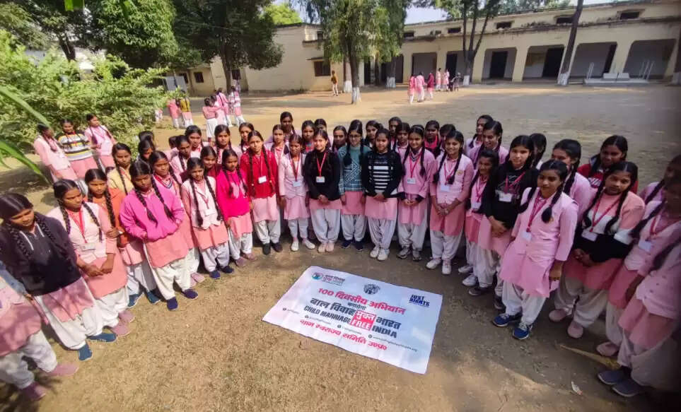 Gram Swaraj Samiti Chandauli Child Marriage Free India Campaign 100 days intensive awareness campaign child marriage prevention India Coordination health panchayati raj education Chandauli child marriage