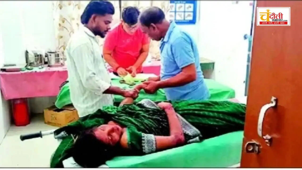 chandauli news naugharh road accident, chandauli khabar madhupur highway accident, chandauli samachar two laborers died, chandauli news jaimohani posta village crime, chandauli khabar mla sushil singh updates