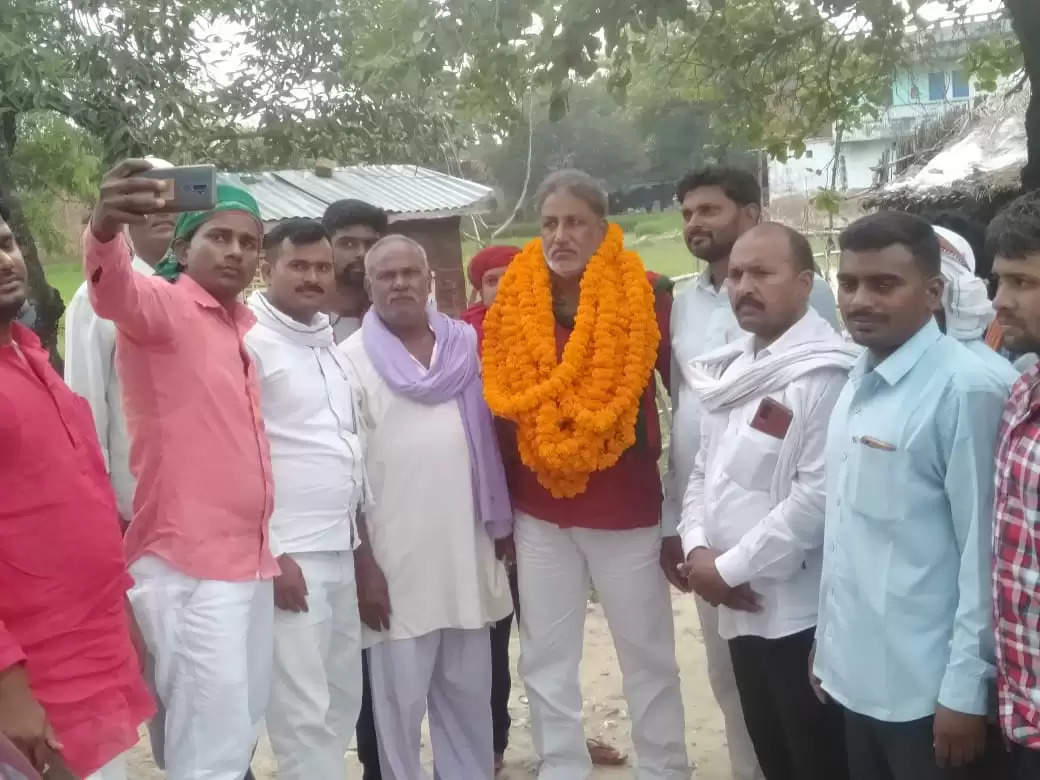 SP Leader Sudhakar Kushwaha tour