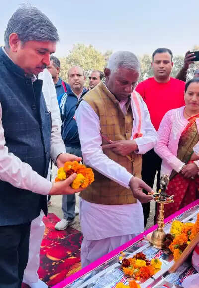  two-day Assembly-level sports competition participants honored with prizes, medals, and mementos Kisan Inter College in Saidupur