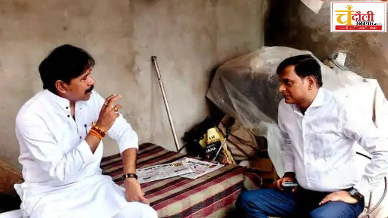 anil-rajbhar-angry-sakaldiha-development-delay
