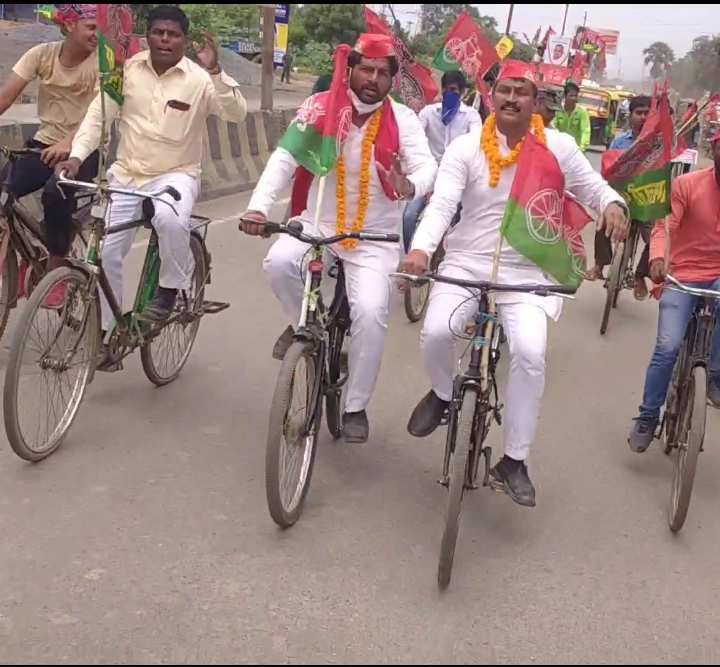   jitendra singh yadav cycle yatra