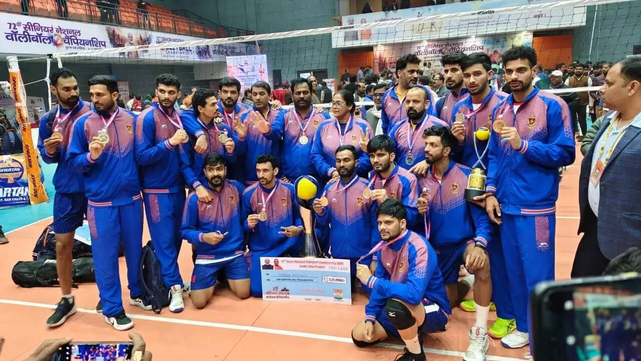 Ravindra Pratap Singh Chandauli news, National Volleyball Championship 2026 