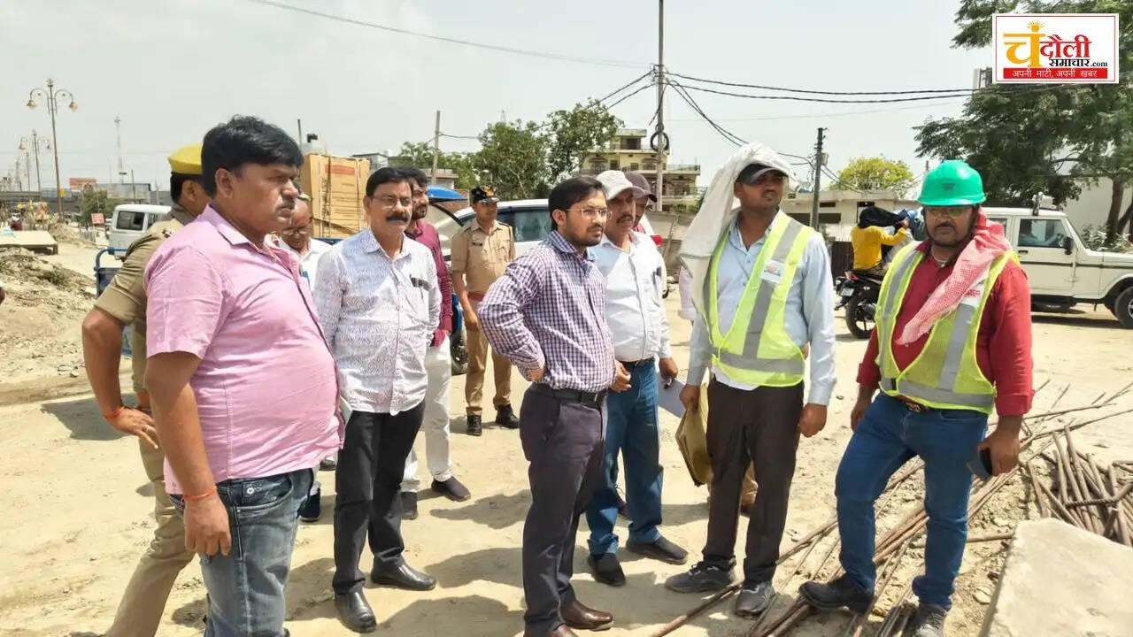dm-chandra-mohan-garg-inspection-culvert-mughalsarai