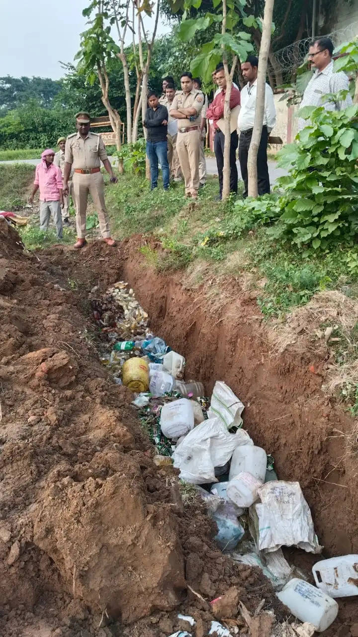 destroyed illegal wine