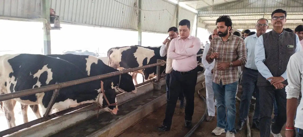 DM Chandauli Inspection Dairy 