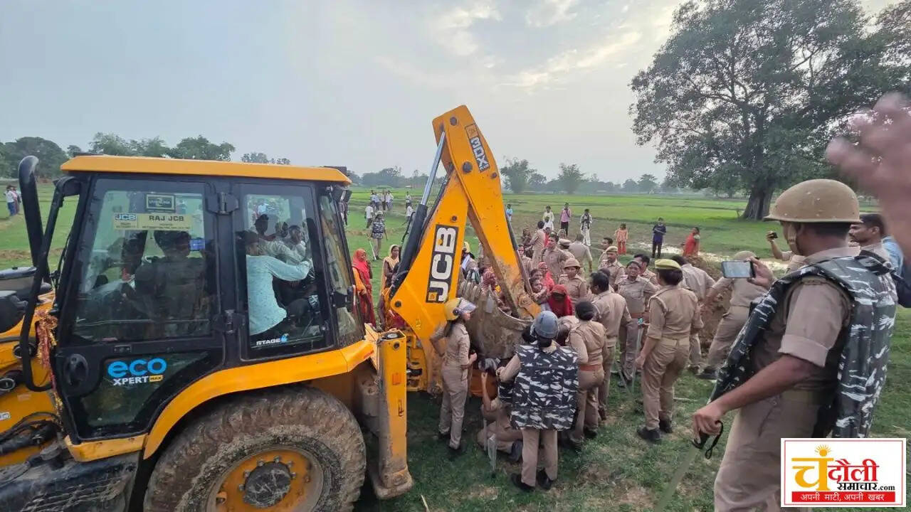 chandauli-naugarh-forest-land-encroachment-protest-village-news