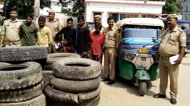 5 tyre thief arrested