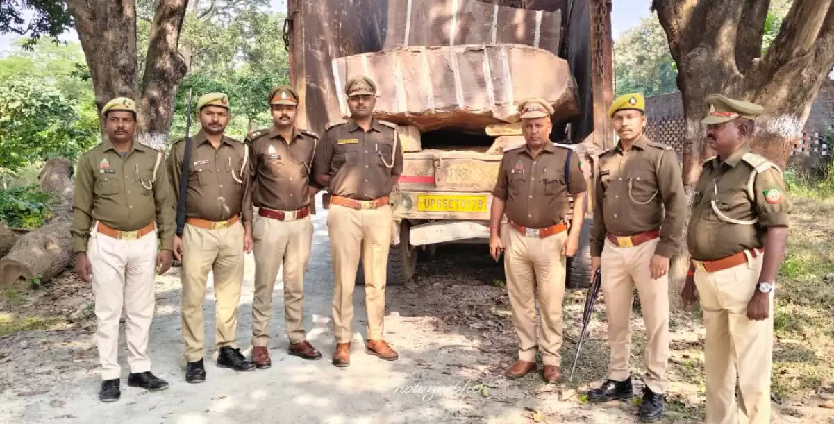 Illegal Mining, Chandauli Forest, Truck Seized