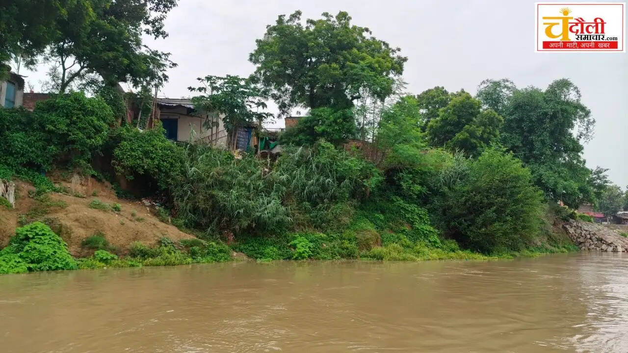 chandauli-ganga-water-level-rise-flood-threat-50-villages-news