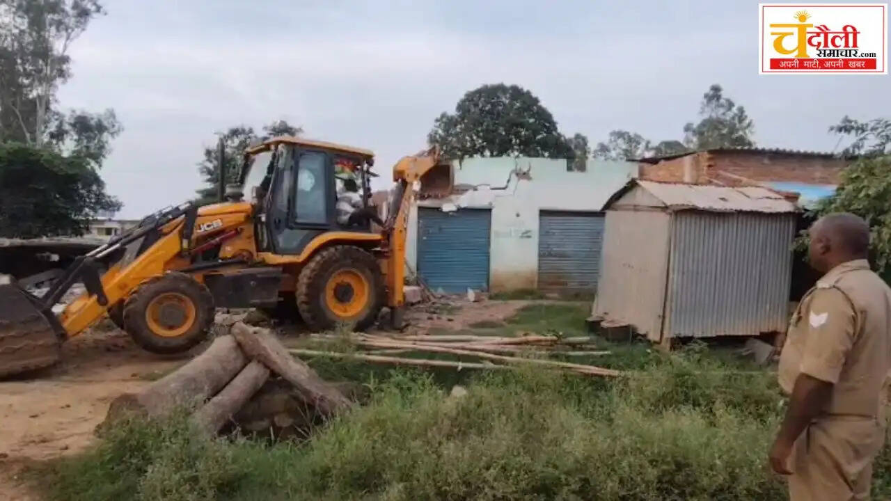 naugarh-playground-encroachment-bulldozer-action