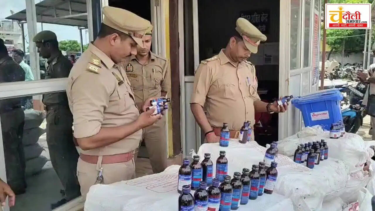 chandauli-alinagar-police-seize-codeine-cough-syrup-truck-news