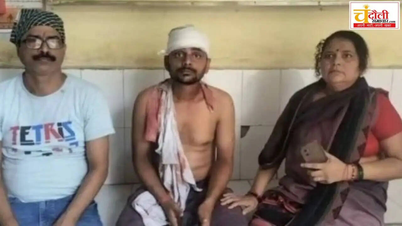 chandauli-news-garbage-clash-mughalsarai-grain-market-injured
