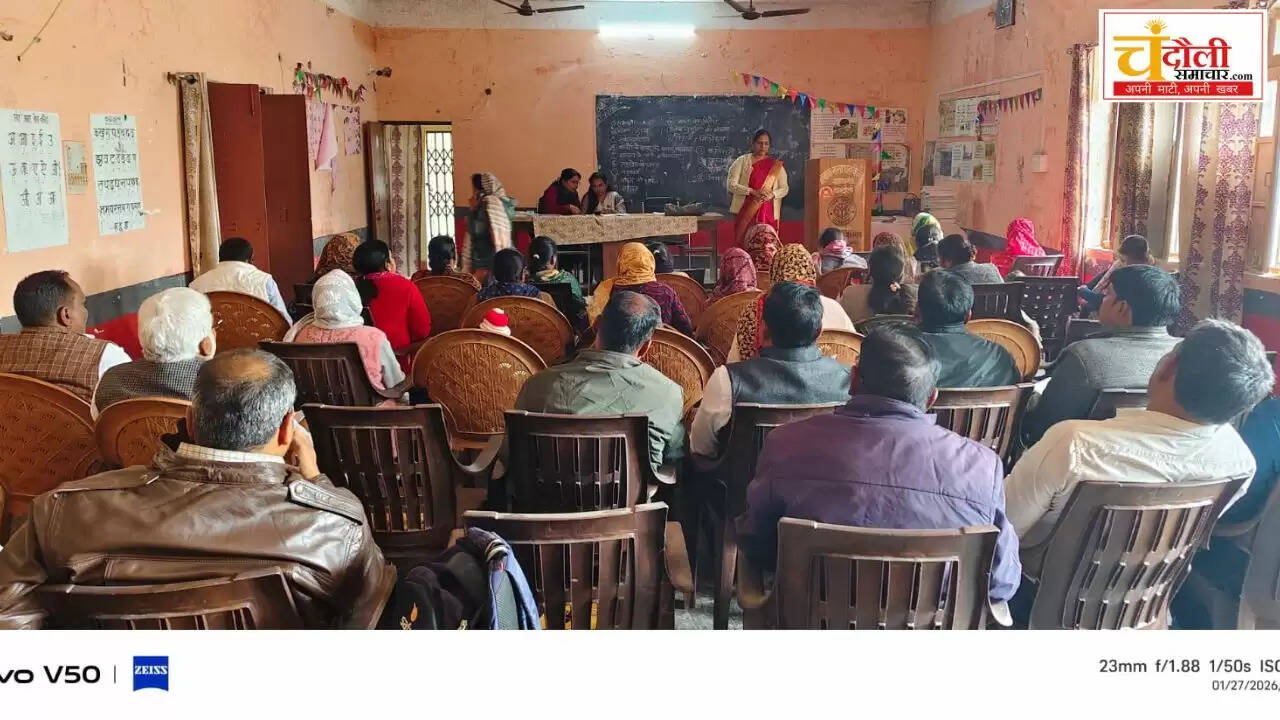  Chandauli news Meena Manch workshop, Chandauli khabar Power Angel training