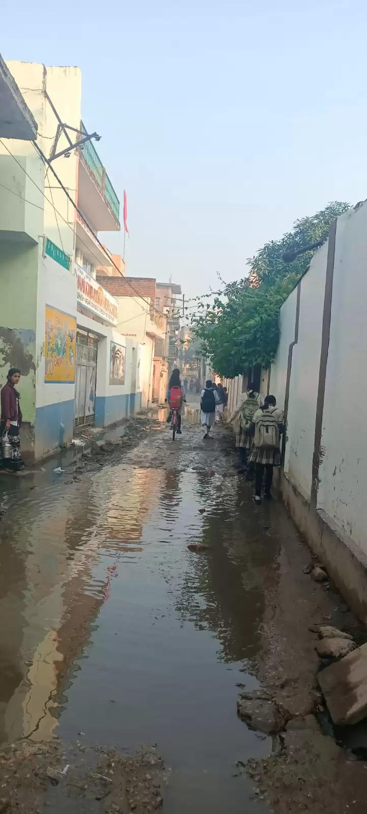 Children going to K.N.D school 