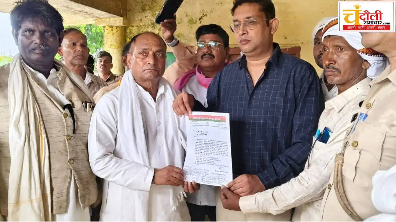 protest-gonda-vinod-sahani-murder-case-memorandum