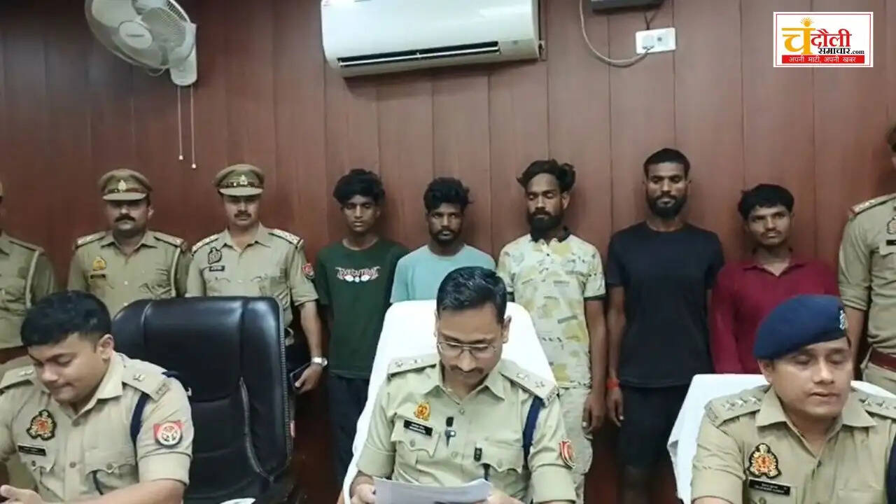 chandauli-news-police-arrest-interstate-bike-thieves-gang-fir