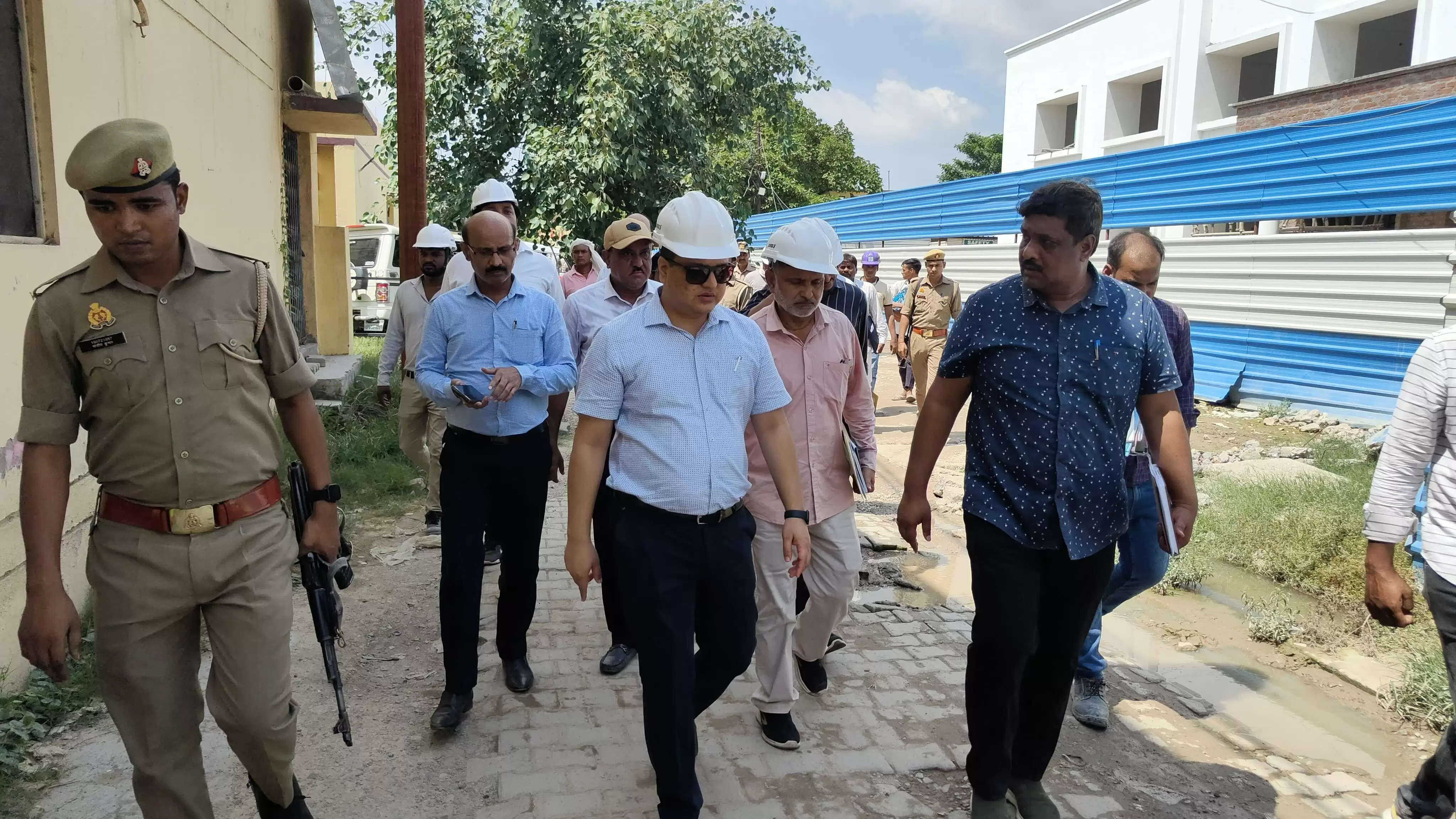 DM Chandauli Inspection