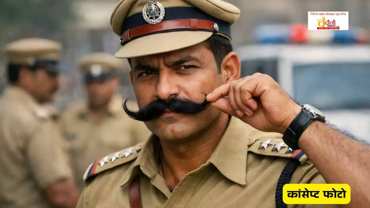 Chandauli Police Mustache Allowance News, UP Police Mustache Maintenance Grant,