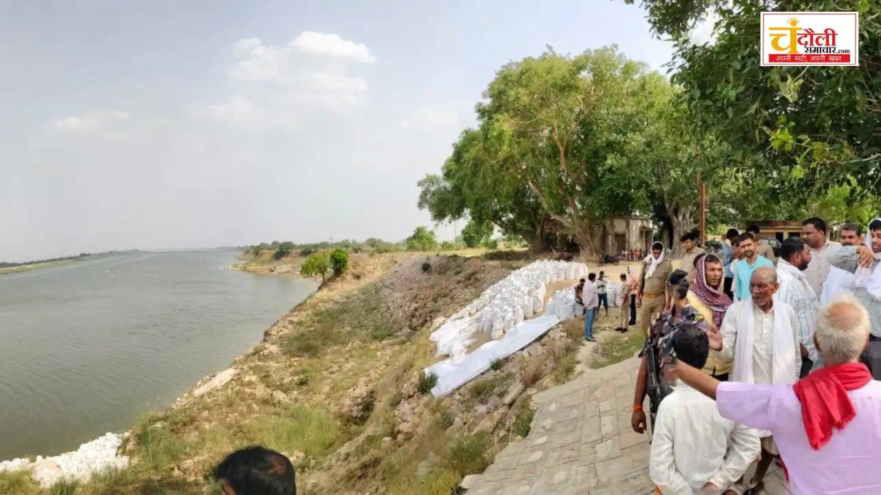 saidraja-mla-inspects-guraini-pump-canal-chandauli-news