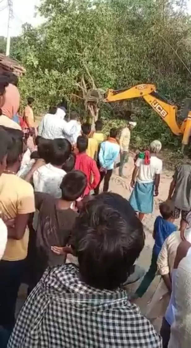 Bulldozer on Encroachment