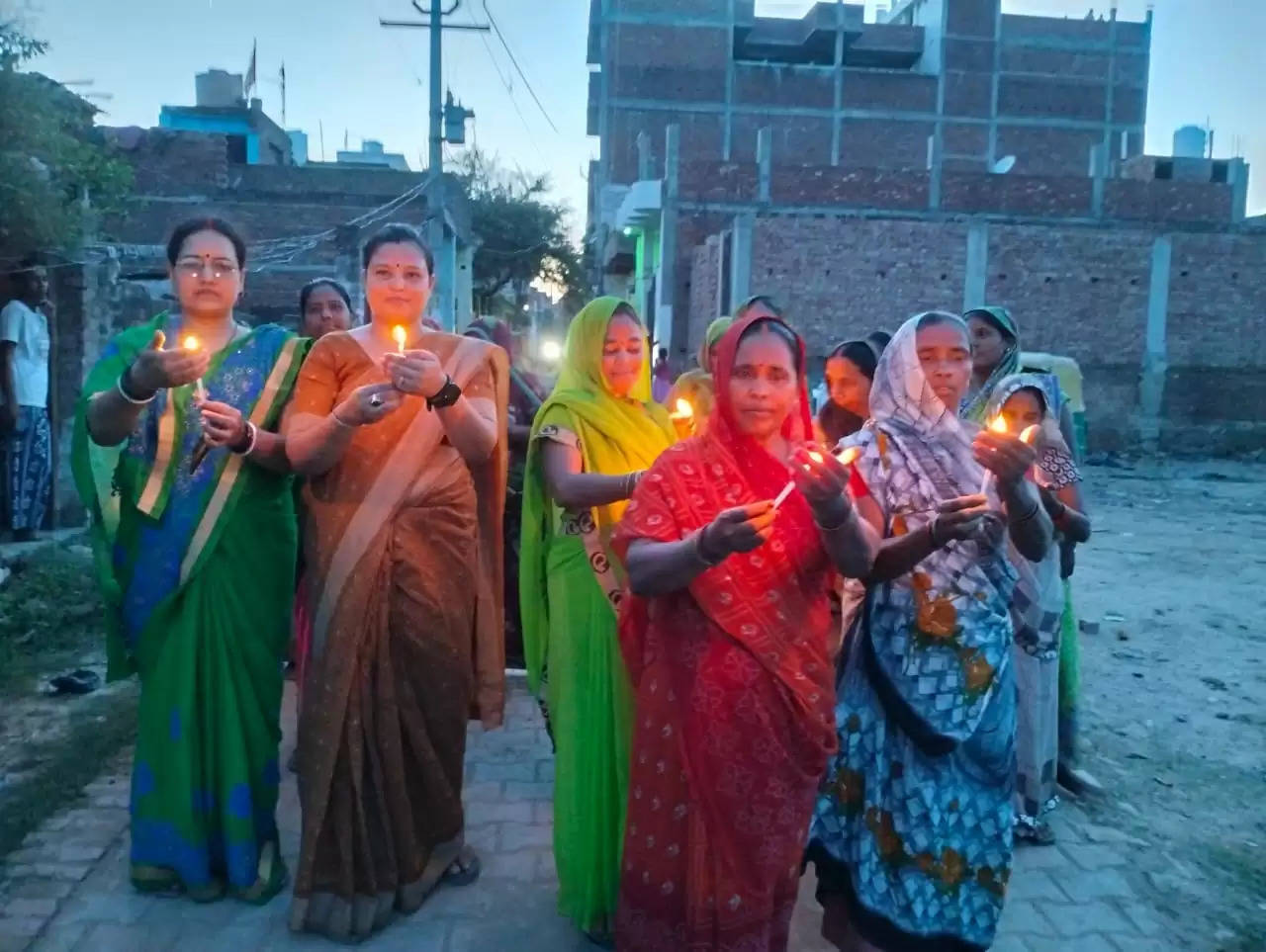 Gargi Singh Patel candle march